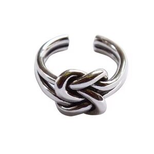 ⚜️ S925 Silver Knot Design Ring